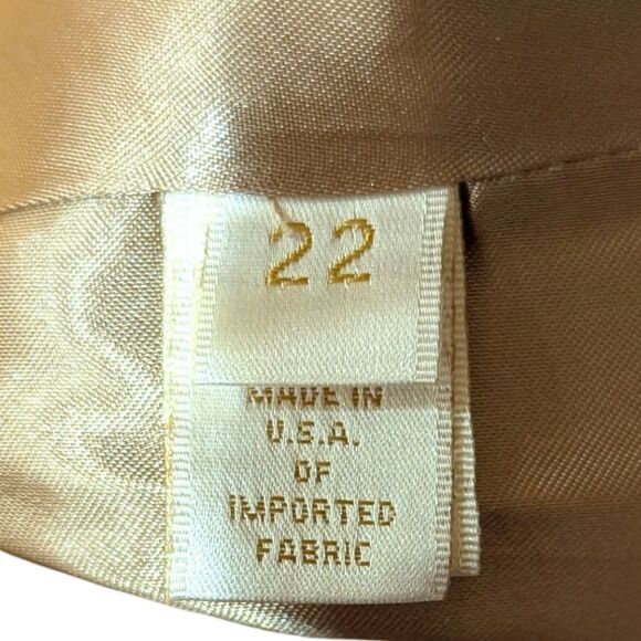 Fleurette x Loro Piana USA Womens 100% Wool Three Button Brown Long Coat Size 22 - Picture 11 of 12